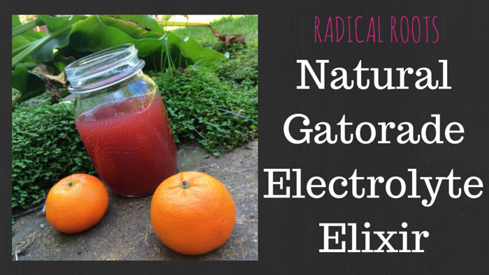 Natural Gatorade Electrolyte Elixir